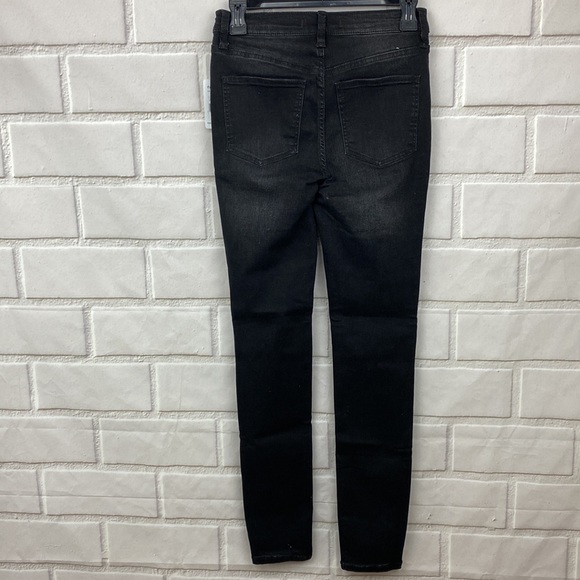 Free People black slim jean W26 - Picture 7 of 8